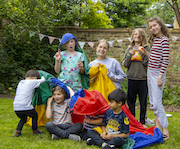 St Mary's children at a picnic