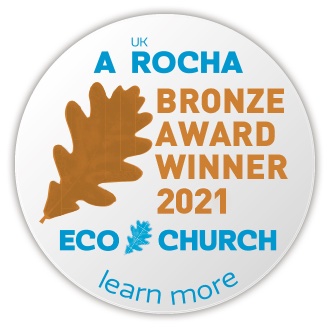 Image of bronze Arocha eco church award